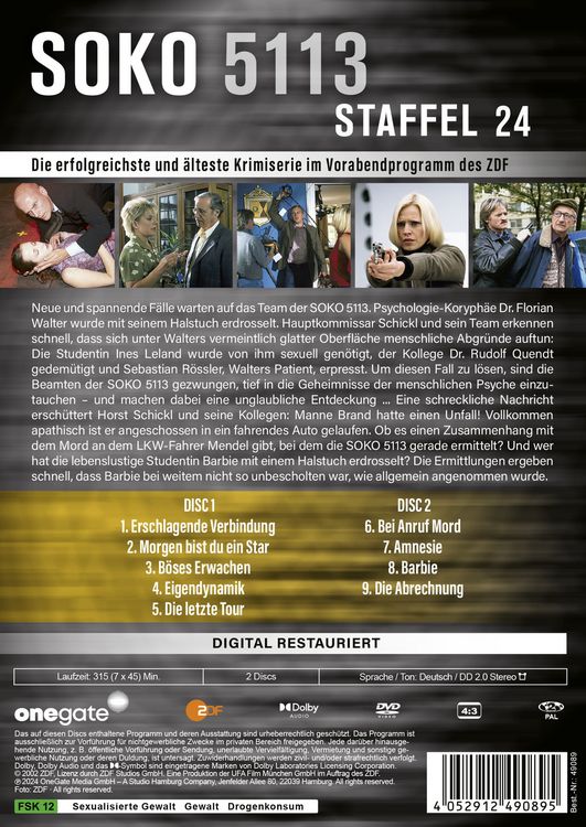 Produktbild: Soko 5113 - Staffel 24 [2 DVDs]