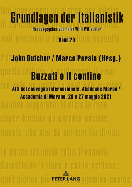Produktbild: Buzzati e il confine