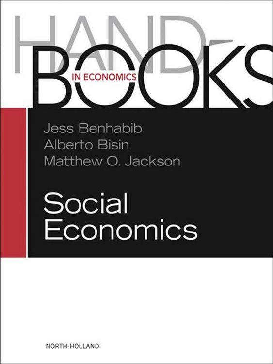 Produktbild: Handbook of Social Economics SET: 1A, 1B