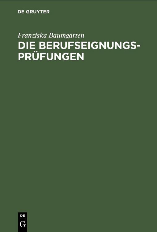 Produktbild: Die Berufseignungs-Pr&uuml;fungen