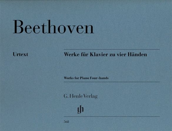 Produktbild: Ludwig van Beethoven - Werke f&uuml;r Klavier zu vier H&auml;nden