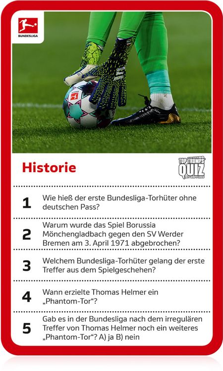 Produktbild: Top Trumps Quiz Bundesliga Edition
