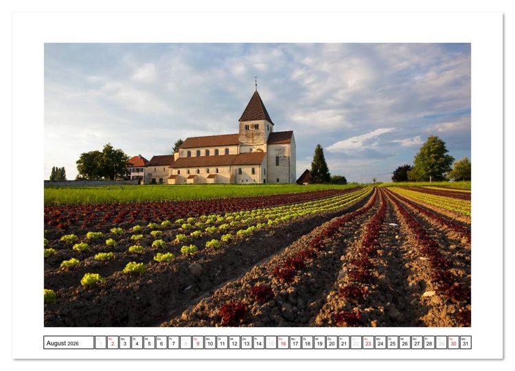 Produktbild: Bodensee 2026 (Wandkalender 2026 DIN A4 quer), CALVENDO Monatskalender