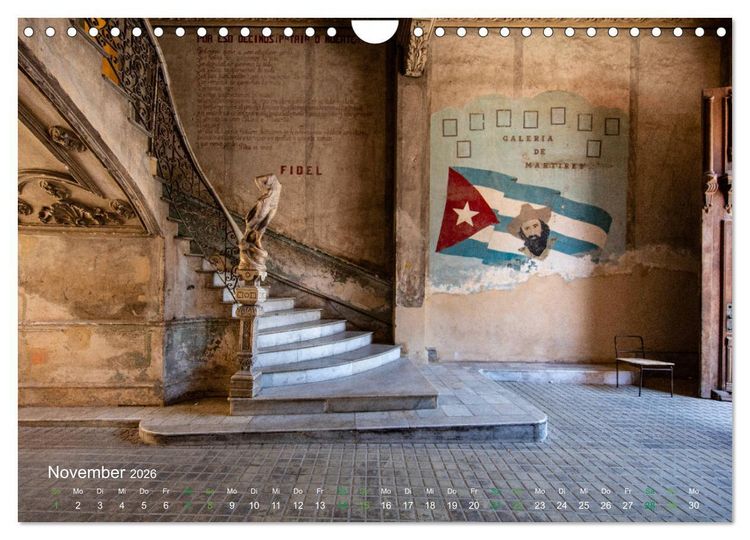 Produktbild: KUBA - Eine Zeitreise (Wandkalender 2026 DIN A4 quer), CALVENDO Monatskalender