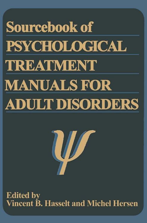 Produktbild: Sourcebook of Psychological Treatment Manuals for Adult Disorders