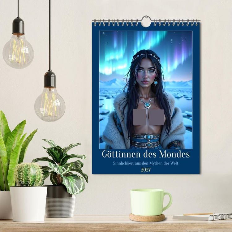 Produktbild: G&ouml;ttinnen des Mondes (Wandkalender 2027 DIN A4 hoch), CALVENDO Monatskalender