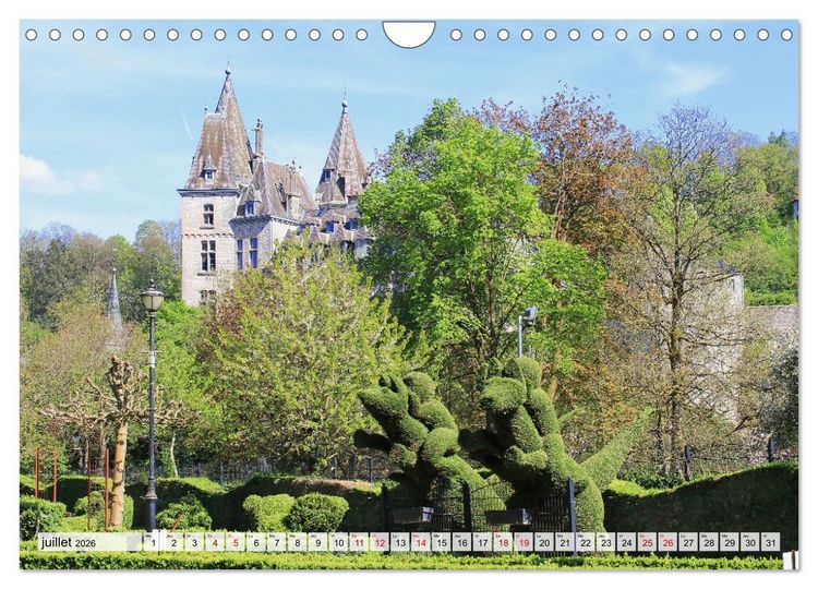 Produktbild: Circuit en Wallonie (Calendrier mural 2026 DIN A4 vertical), CALVENDO calendrier mensuel
