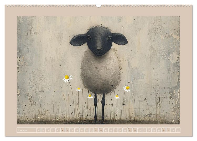 Produktbild: Sch&auml;fchenparade (Wandkalender 2026 DIN A2 quer), CALVENDO Monatskalender