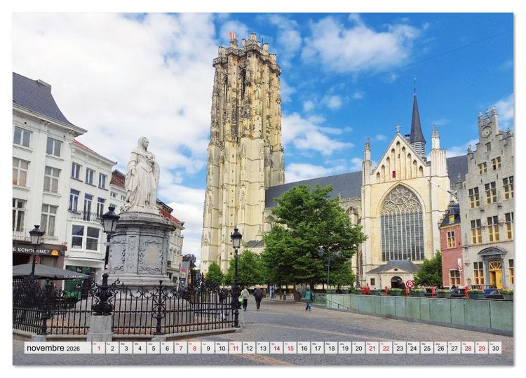 Produktbild: Circuit en Belgique (Calendrier de bureau 2026 DIN A5 vertical), CALVENDO calendrier mensuel