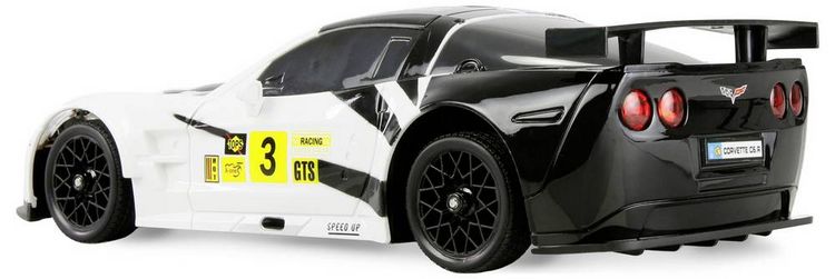 Produktbild: Amewi Corvette C6.R Drift Car Wei&szlig; Brushed 1:18 RC Modellauto Elektro Drift Allradantrieb (4WD) RtF 2,4 GHz inkl. Akku und Ladekabel, Spar-Set
