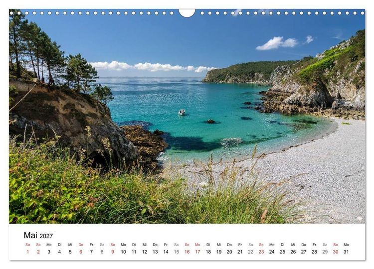 Produktbild: Bretagne &ndash; Die Halbinsel Crozon (Wandkalender 2027 DIN A3 quer), CALVENDO Monatskalender