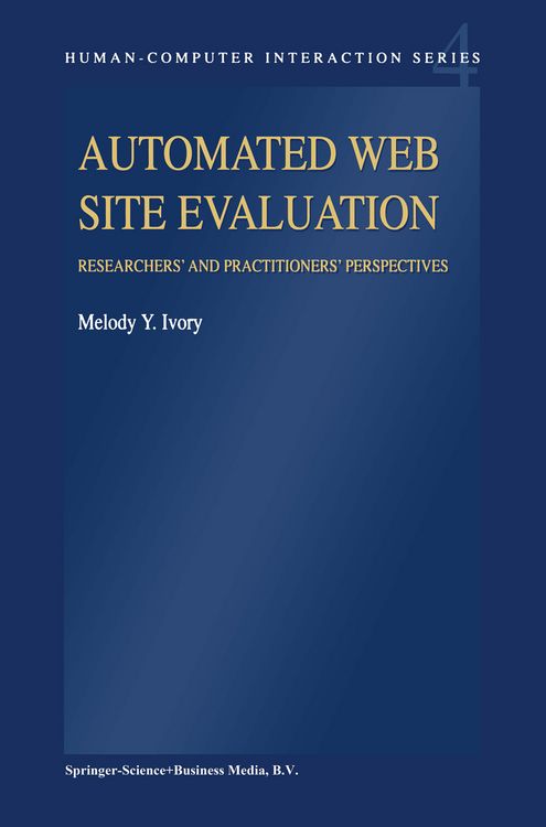 Produktbild: Automated Web Site Evaluation