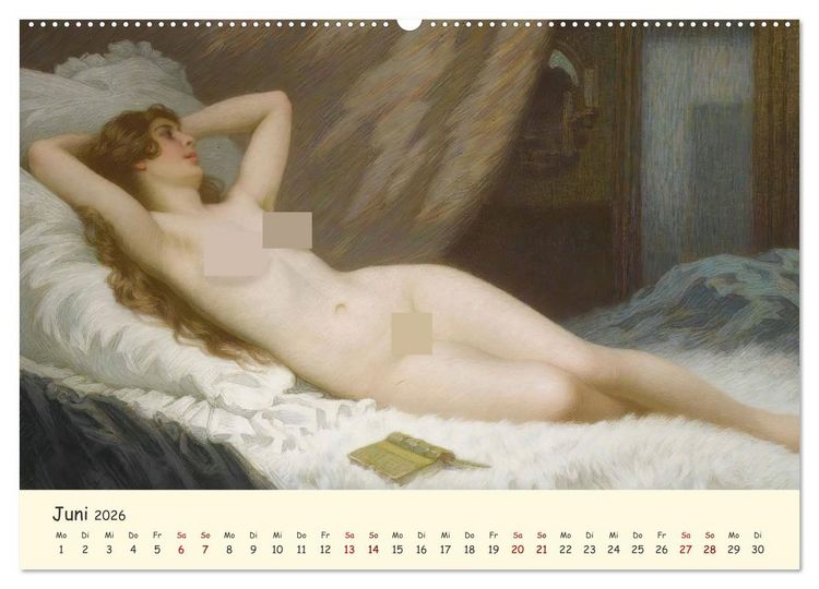 Produktbild: Zeitlose Muse (Wandkalender 2026 DIN A2 quer), CALVENDO Monatskalender
