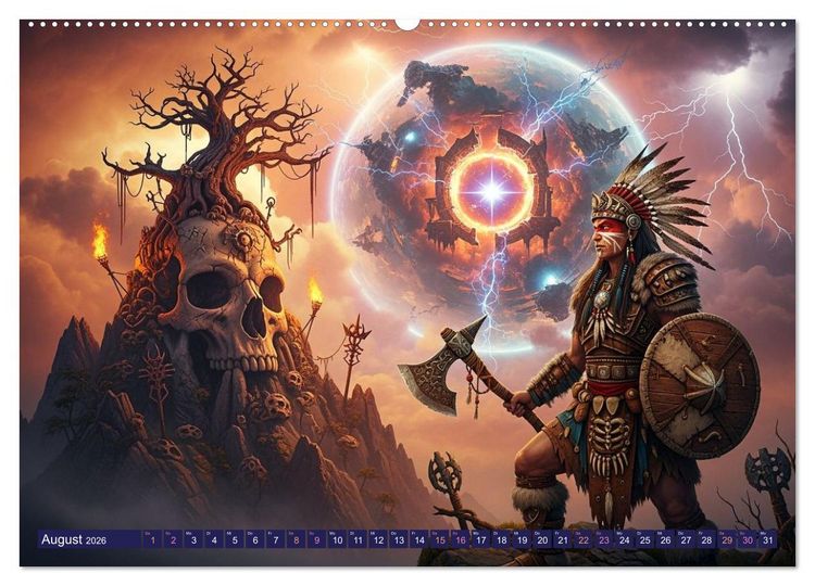 Produktbild: Nyorana &ndash; Die verborgene Insel (hochwertiger Premium Wandkalender 2026 DIN A2 quer), Kunstdruck in Hochglanz