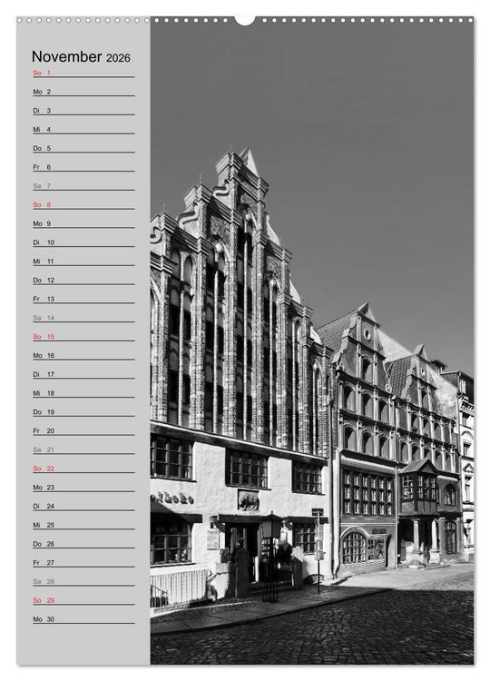 Produktbild: Stralsund. Ein Hauch l&auml;ngst vergangener Zeiten (hochwertiger Premium Wandkalender 2026 DIN A2 hoch), Kunstdruck in Hochglanz