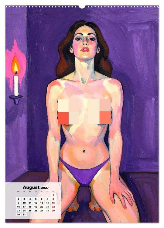 Produktbild: Entbl&ouml;&szlig;te Epochen &ndash; Expressionismus (hochwertiger Premium Wandkalender 2027 DIN A2 hoch), Kunstdruck in Hochglanz
