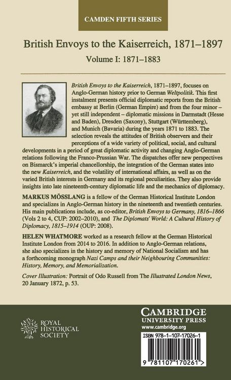 Produktbild: British Envoys to the Kaiserreich, 1871-1897