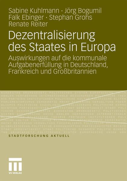 Produktbild: Dezentralisierung des Staates in Europa