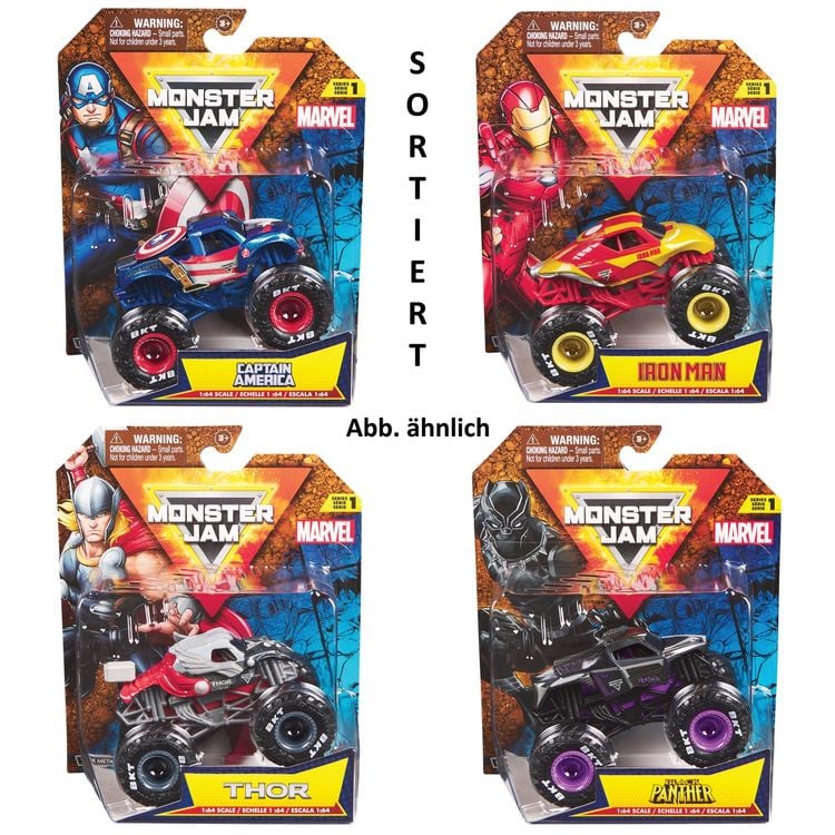 Produktbild: Monster Jam - Original Monster Truck im Marvel Superhelden-Design