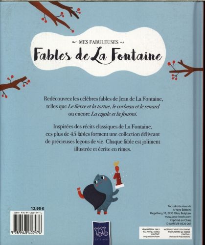 Produktbild: Mes fabuleuses fables de La fontaine : plus de 45 fables