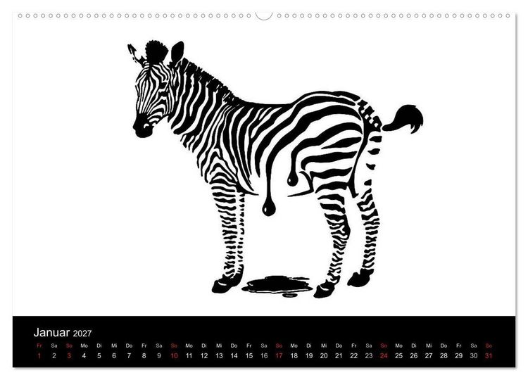 Produktbild: Humorvolle PopArt - Kunstkalender von Claudia Elsner (hochwertiger Premium Wandkalender 2027 DIN A2 quer), Kunstdruck in Hochglanz