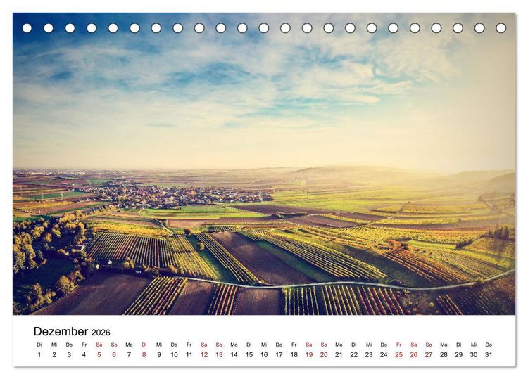Produktbild: Das Weinviertel im wundersch&ouml;nen Nieder&ouml;sterreich. (Tischkalender 2026 DIN A5 quer), CALVENDO Monatskalender