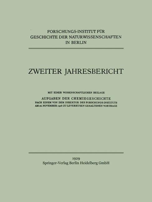 Produktbild: Zweiter Jahresbericht