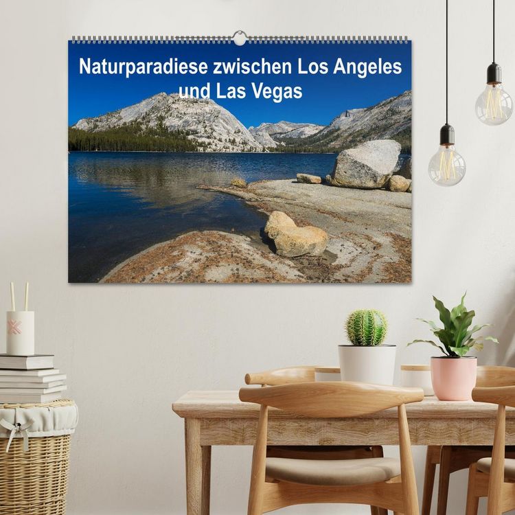 Produktbild: Naturparadiese zwischen Los Angeles und Las Vegas (Wandkalender 2026 DIN A2 quer), CALVENDO Monatskalender