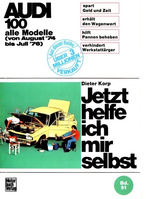 Produktbild: Audi 100 alle Modelle von Aug.74 bis Juli 76