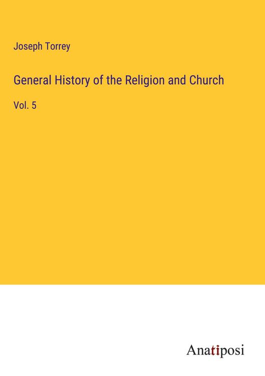 Produktbild: General History of the Religion and Church