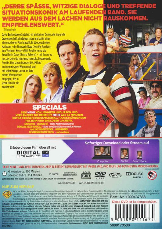 Produktbild: Wir sind die Millers - Extended Cut