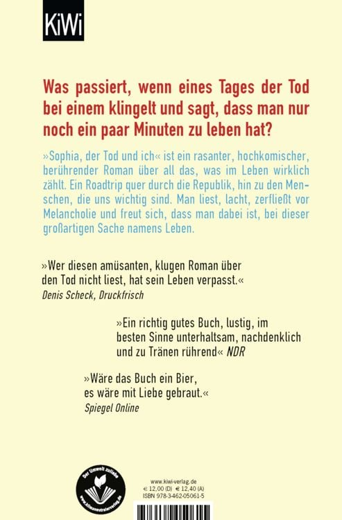 Produktbild: Sophia, der Tod und ich