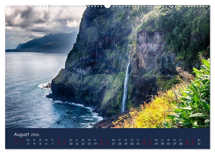 Produktbild: Naturwunder Madeira (hochwertiger Premium Wandkalender 2026 DIN A2 quer), Kunstdruck in Hochglanz