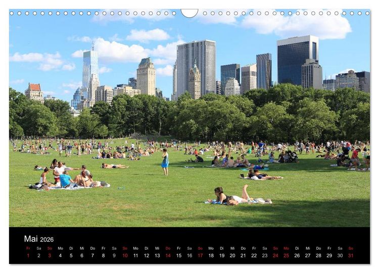 Produktbild: New York City (Wandkalender 2026 DIN A3 quer), CALVENDO Monatskalender