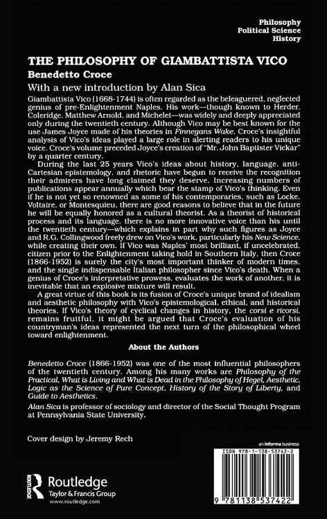 Produktbild: The Philosophy of Giambattista Vico