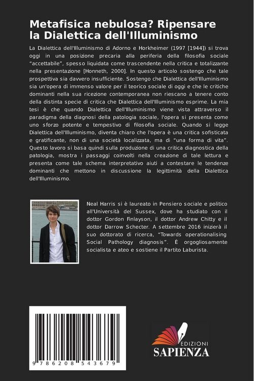 Produktbild: Metafisica nebulosa? Ripensare la Dialettica dell'Illuminismo