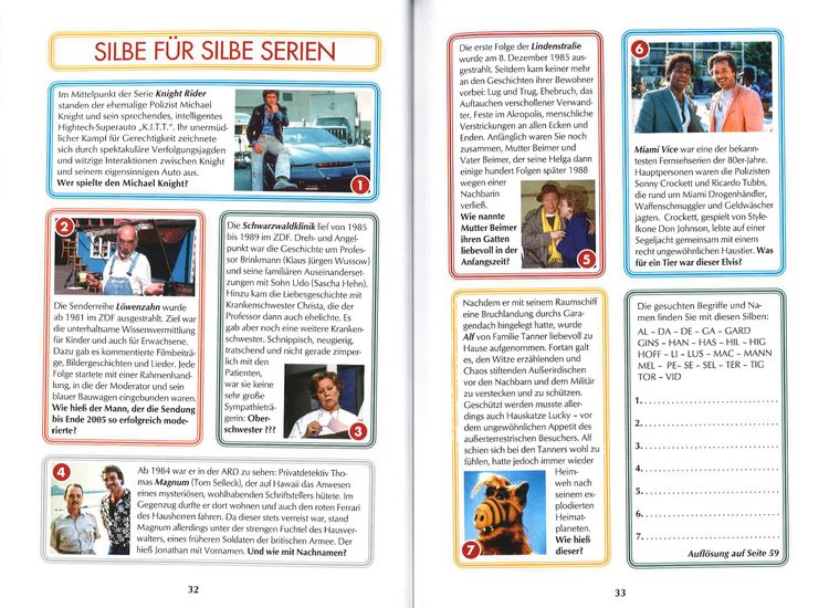 Produktbild: Unsere 80er Jahre - Das R&auml;tselbuch