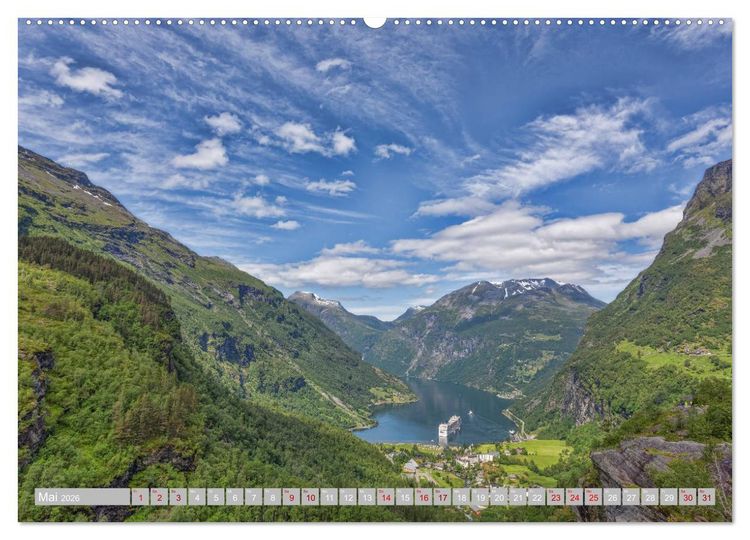 Produktbild: Die Farben Norwegens (hochwertiger Premium Wandkalender 2026 DIN A2 quer), Kunstdruck in Hochglanz