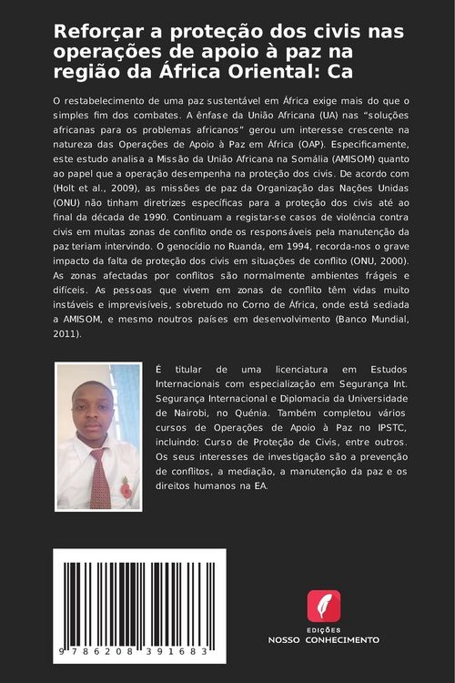 Produktbild: Refor&ccedil;ar a prote&ccedil;&atilde;o dos civis nas opera&ccedil;&otilde;es de apoio &agrave; paz na regi&atilde;o da &Aacute;frica Oriental: Ca
