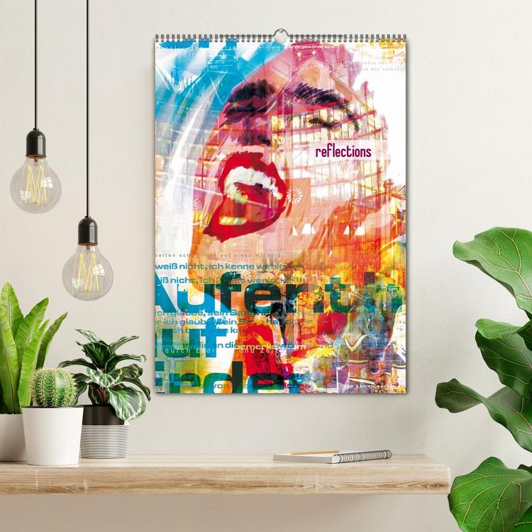 Produktbild: reflections (Wandkalender 2026 DIN A2 hoch), CALVENDO Monatskalender
