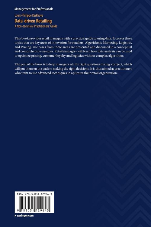 Produktbild: Data-driven Retailing