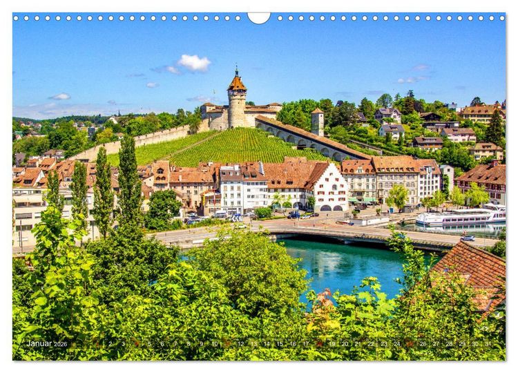 Produktbild: Gr&uuml;ezi aus der Schweiz (Wandkalender 2026 DIN A3 quer), CALVENDO Monatskalender
