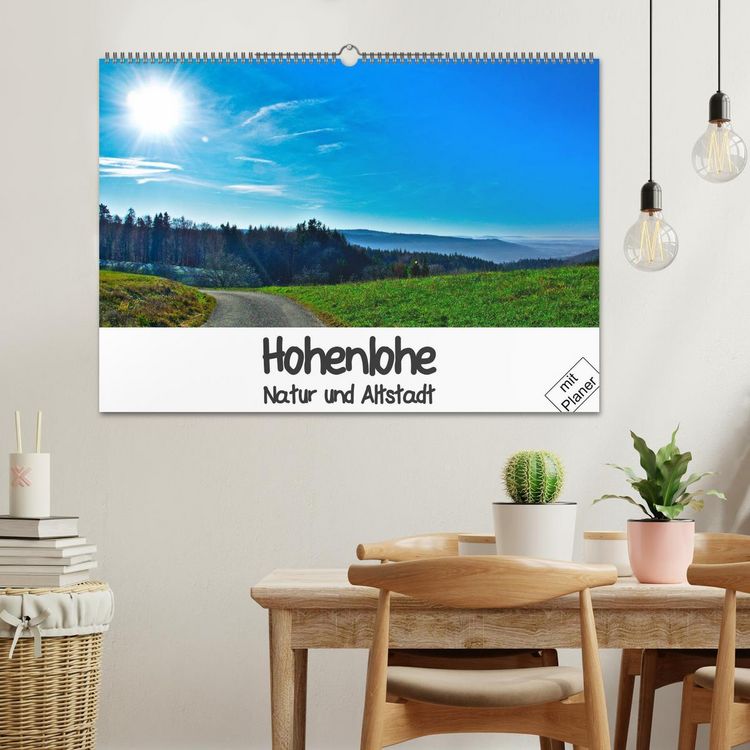 Produktbild: Hohenlohe - Natur und Altstadt (Wandkalender 2026 DIN A2 quer), CALVENDO Monatskalender