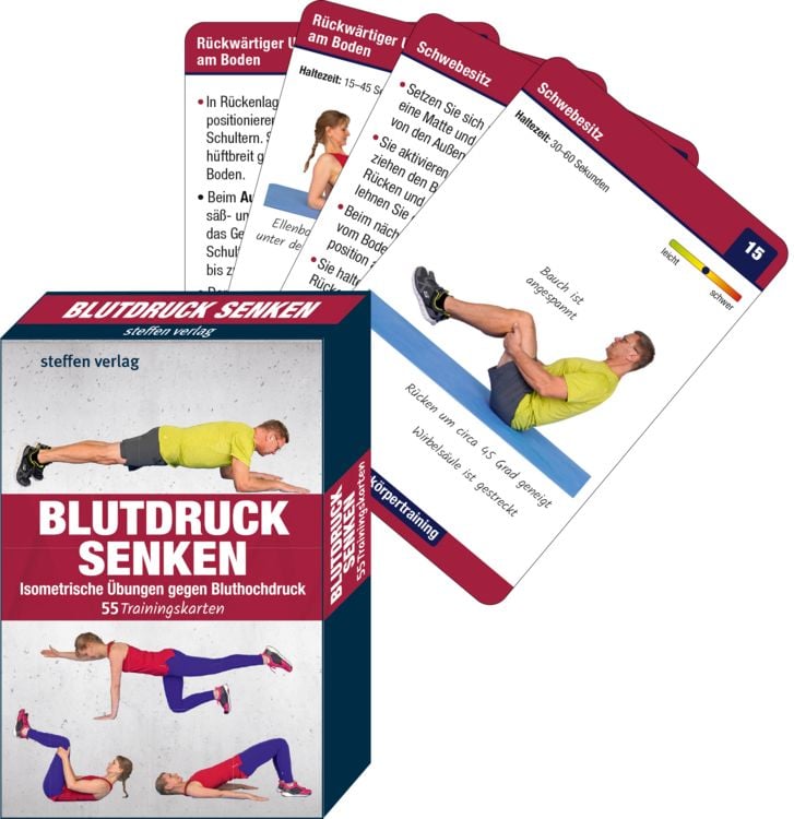 Produktbild: Trainingskarten Blutdruck senken