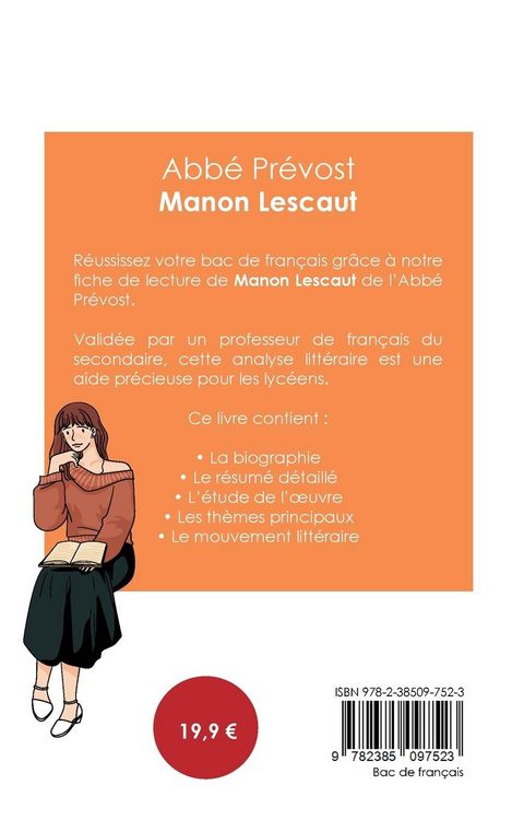 Réussir son Bac de français 2025 : Analyse du roman Manon Lescaut de l'abbé Prévost