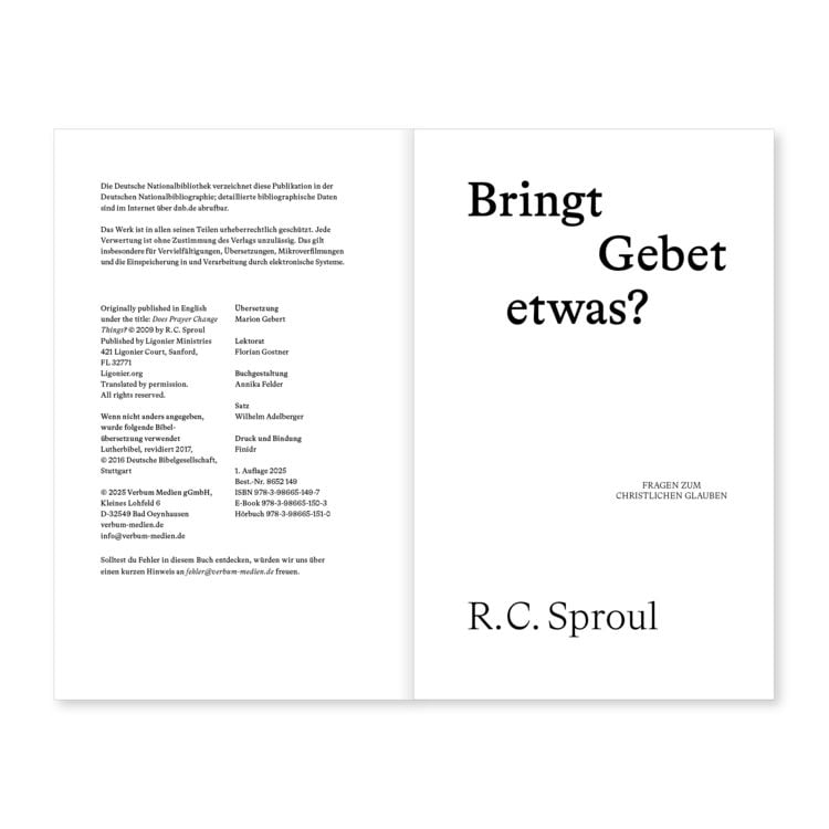 Produktbild: Bringt Gebet etwas?