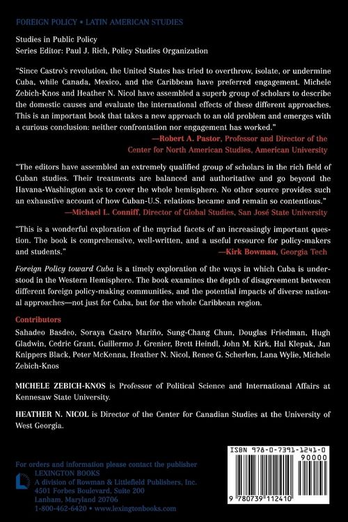 Produktbild: Foreign Policy Toward Cuba