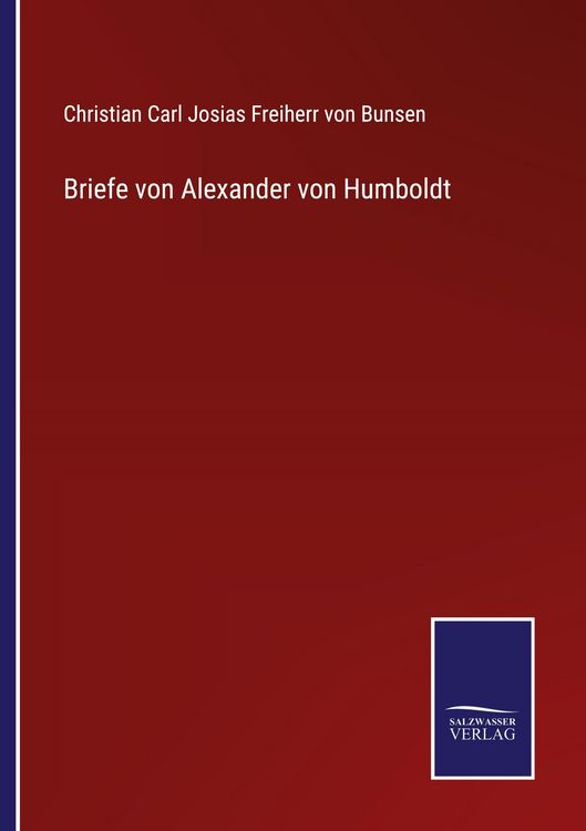 Produktbild: Briefe von Alexander von Humboldt