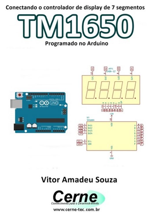 Produktbild: Conectando O Controlador De Display De 7 Segmentos Tm1650 Programado No Arduino