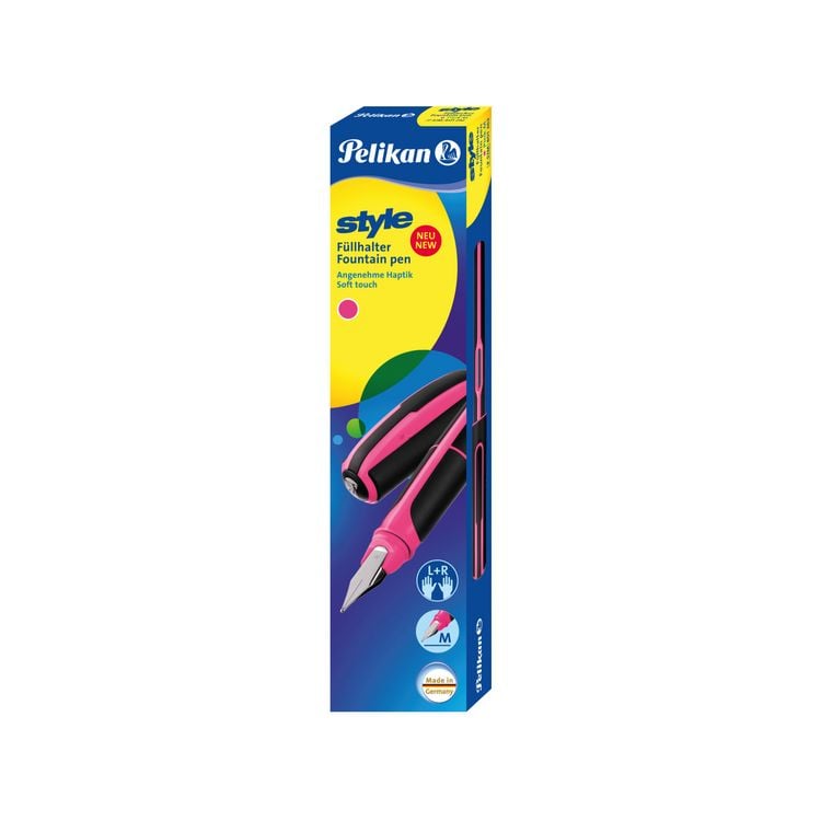 Produktbild: Pelikan F&uuml;ller Style Feder M, Neon Pink